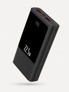 Powerbank 30.000 mAh - 22.5W USB-C Snellader - Display - Zwart