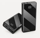Powerbank 30.000 mAh - 22.5W USB-C Snellader - Zaklamp - Zwart
