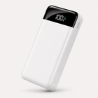 Powerbank 30.000 mAh - 22.5W USB-C Snellader - Zaklamp - Wit