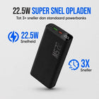 Powerbank 30.000 mAh 22.5W Snellader Led Display Zwart