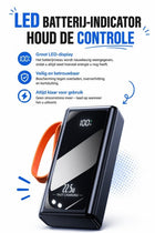 Powerbank 40.000 mAh - 22.5W Snellader - Zaklamp - Led Display