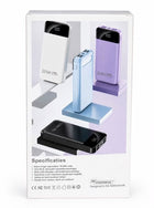 Powerbank 30.000 mAh - 22.5W USB-C Snellader - Display - Zwart